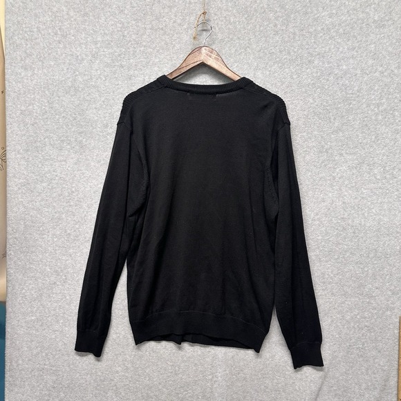 Vtg Oscar De La Renta Mens Sweater Cardigan Size L Button Long Sleeve Cable Knit - Picture 8 of 13